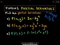 Finding Partial Derviatives