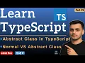 Abstract Class in TypeScript TypeScript Tutorial in Hindi TypeScript in Hindi