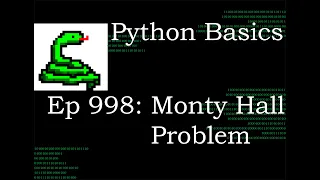 Python Basics Tutorial Taking a Look At the Monty Hall Problem