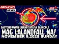 Lagu Super Typhoon UWANPH Signal #4 Itinaas|Landfall sa Aurora o Bicol | Full PAGASA Update (Nov 9, 2025)