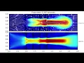Incompressible Navier Stokes flow simulation Jupyter Notebook