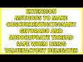 Extension methods to make ConcurrentDictionary GetOrAdd and AddOrUpdate thread safe when using