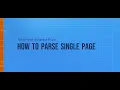 Wordpress News-Parser Plugin v2 0 0 HOW TO PARSE SINGLE PAGE