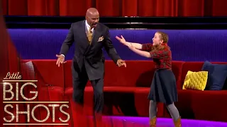 steve harvey learns how to yodel with ezra little big shots