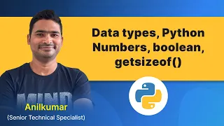 Python Class-7 Data types Python Numbers boolean getsizeof in Telugu