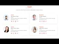 Responsive Team Section Card Design using HTML CSS Bootstrap 5
