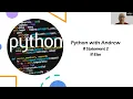 Python If Statement - Two selections