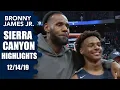 Bronny James leads Sierra Canyon to win in front of LeBron Prep Highlights