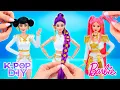 Lagu K-Pop Demon Hunters DIY: Barbie Glow Up In Rumi, Zoey \u0026 Mira Style