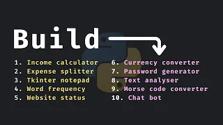 Let s Build 10 Python Projects