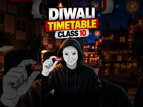 Topper's Timetable for class 10 | Diwali Timetable π₯| #shorts #class10