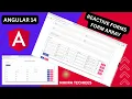 Reactive forms - form Array in angular with real time example Form array concept with example
