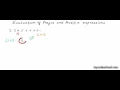 Evaluation of Prefix and Postfix expressions using stack