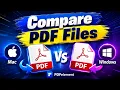 How to Compare PDF Files on Mac Windows with PDFelement Easy PDF Comparison Guide