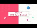 Top 10 IEEE Based Projects With Source Code Final Year Projects Image Processing Projects