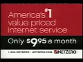 NetZero Dial up ISP - Join the Millions commercial ad 08-12-2006