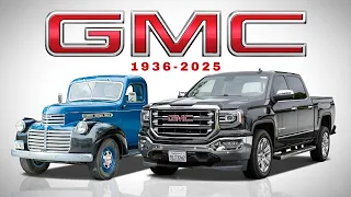 GMC Full-Size Pickup Evolution 1936 2025 Sierra EV