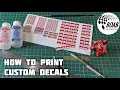 How to print waterslide decals - BOAB Models Tips Tricks