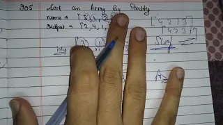 Leetcode 905 Sort array by parity Java