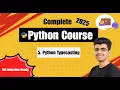 Python Typecasting Complete Python Course