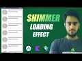 How to Create a Shimmer Loading Effect in Jetpack Compose in Hindi 2024 Android Studio Tutorial