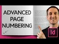 Advanced Page Numbering in Adobe InDesign