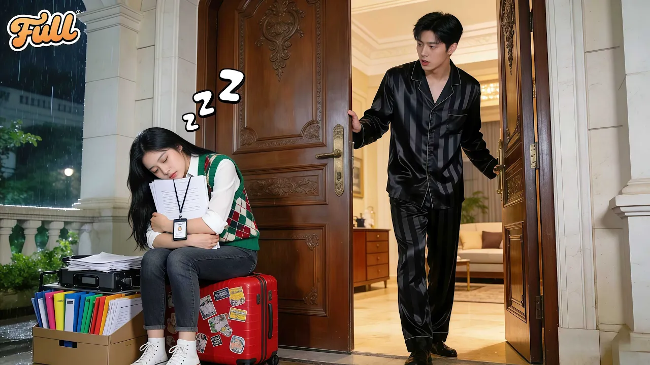 Rainy Day, Fired Poor Girl Dozed Off At CEO's Door!Unexpectedly,He Took Her Home&Adored Her Madly!