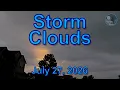 Storm Clouds Move In at Sunset - July 27 2026