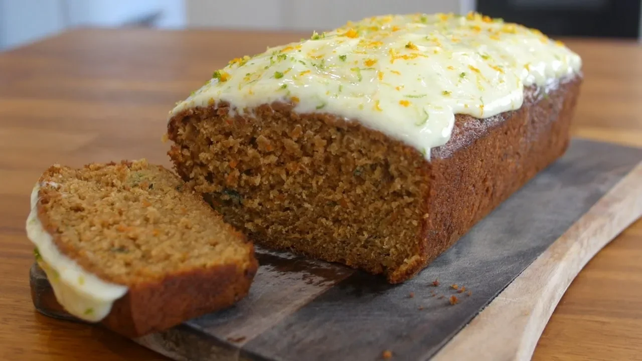 This Zucchini Spice Cake with Cream Cheese Frosting brings home all the warm and flavorful fall spic. 