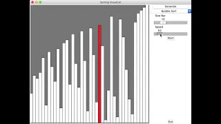 DEV Sorting Algorithm Visualizer Python TKinter
