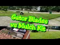 John Deere Mulch Kit vs Gator Blades Z540R