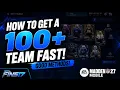 HOW TO GET A 100 TEAM FAST GOOD METHODS Madden Mobile 27