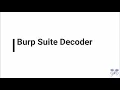 Burp Suit Decoder Tool