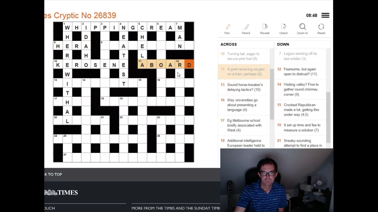 How to solve The Times crossword on 25 Sept 2017