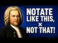 Notate Like This Not That Common Music Notation Mistakes