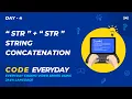 How to concatenate strings in Java String concatenation Day 4 - Code Everyday