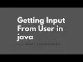 Getting input from user in java By AHmEd - RajpoOT Urdu-Hindi
