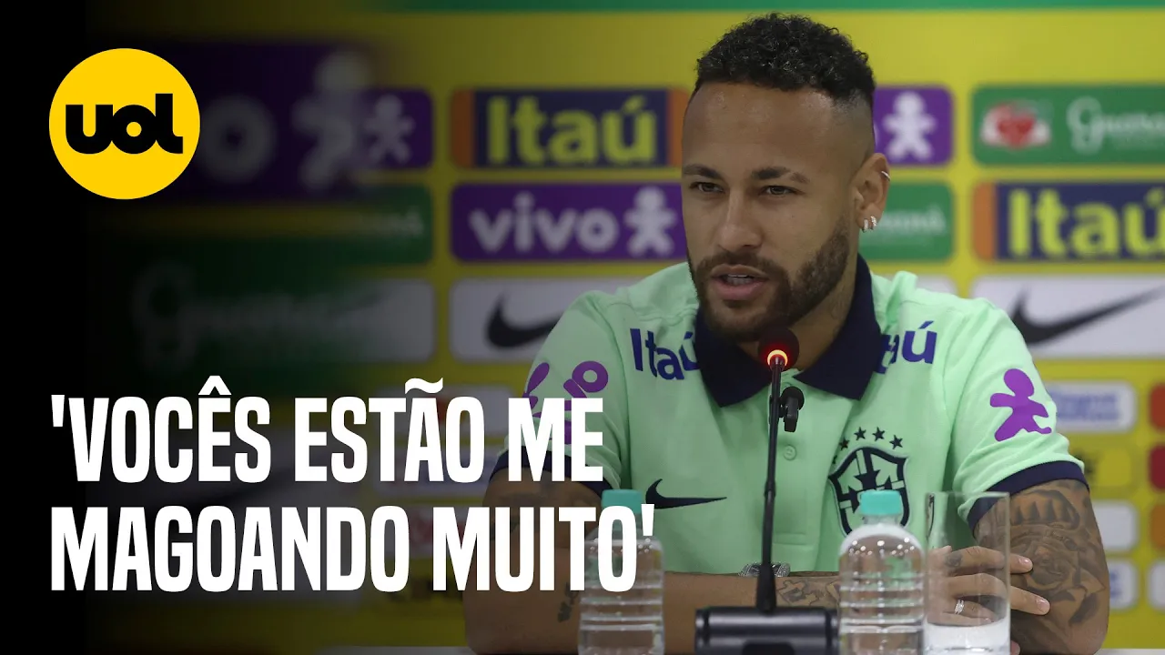 NEYMAR FALA DA RELAÇÃO COM A IMPRENSA: 'TÊM QUE FALAR DE MIM DENTRO DO CAMPO. DE FORA CUIDO EU'