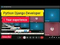 Python Django Interview Prep 2025 Questions Answers for Freshers to 3 Yrs Exp interview No-2