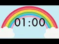 1 Minute Countdown Rainbow Timer