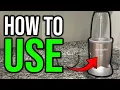 NEW 2025 How to Use Nutribullet Blender