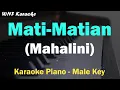 Download Lagu MAHALINI - MATI MATIAN (KARAOKE PIANO MALE KEY NADA COWOK)