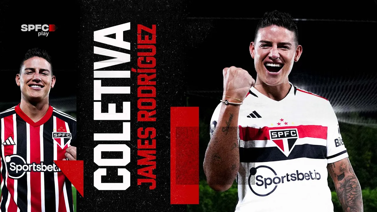 COLETIVA DE APRESENTAÇÃO: JAMES RODRÍGUEZ | SPFC PLAY