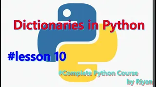 Dictionaries in Python - lesson 10