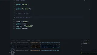 Python variables part 1