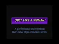 Richie Havens Plays "Just Like a Woman" from his Homespun Lesson The Guitar of Richie Havens