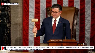 House Vote To Reopen Government On Day 43 Of Democrat Hostage Taking Shutdown LIVE 