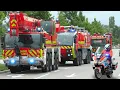Download Lagu Groot konvooi van hulpdiensten begeleidt door politiemotoren tijdens Nationale Feestdag Luxemburg!