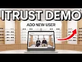 iTRUST Optometry EHR and Automated Practice Management Add new user