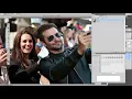Photoshop Tutorial for Beginners - Bradley cooper selfie